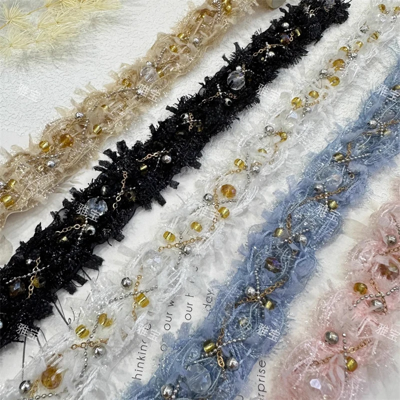 클래식하고 절묘한 레이스 체인 비즈 직조 패션 웨빙, - Home Textiles Classic Fashion 리뷰 및 가격