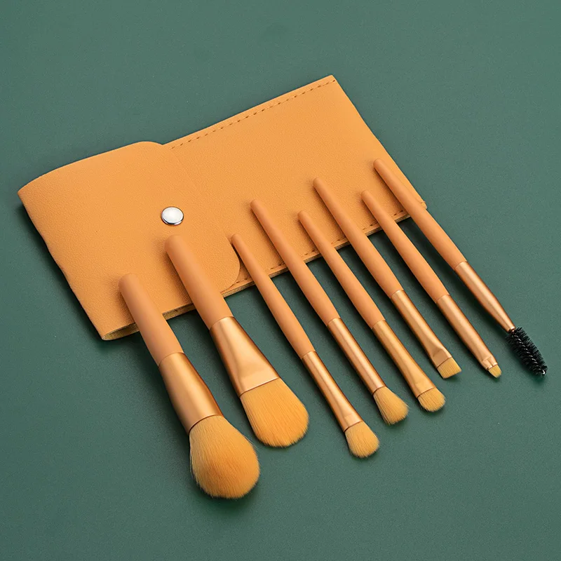 Mini Reis Draagbare Zachte Make-Up Borstels Set Oogschaduw Foundation Poeder Wimper Lip Concealer Blush Make-Up Borstel Set