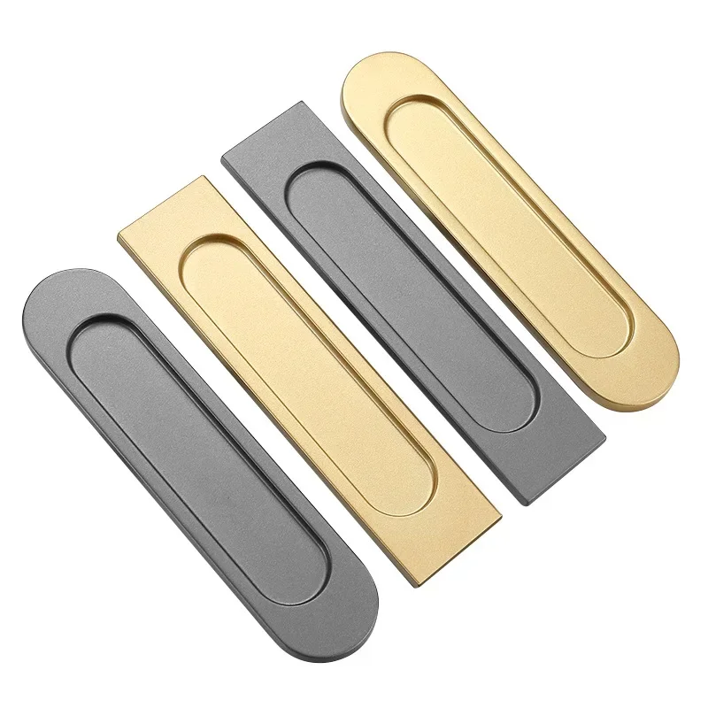 Punch Free Pasting Kitchen Movable Glass Door Handles Gold Black Gray Bedroom Wardrobe Cabinet Drawer Knob Furniture Handle