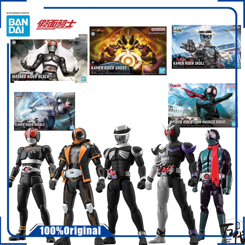 Bandai Original Figure-rise Masked Kamen Rider New Kamen Rider Fangs Ace SKULL Black ​​​​Ghost Ore Damashii ​​​​