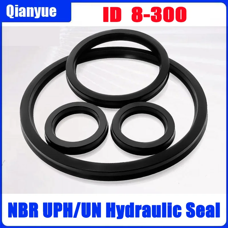 NBR UPH/UN Hydraulikdichtung ID 8-300mm - Öl- und verschleißbeständig, Bohrung/Stange universell für Ölzylinder (Nitrilkautschuk, OEM-Qualität) – Detail 3