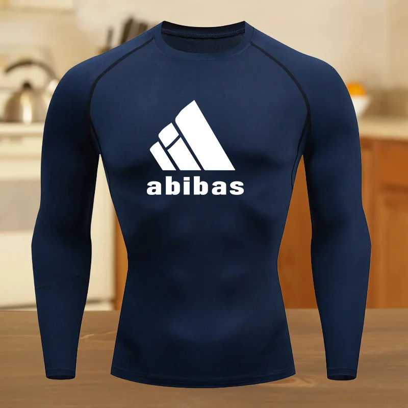 T-shirt a compressione atletica estiva da uomo T-shirt a maniche corte traspirante ad asciugatura rapida ad alta elasticità con palestra grafica da corsa audace