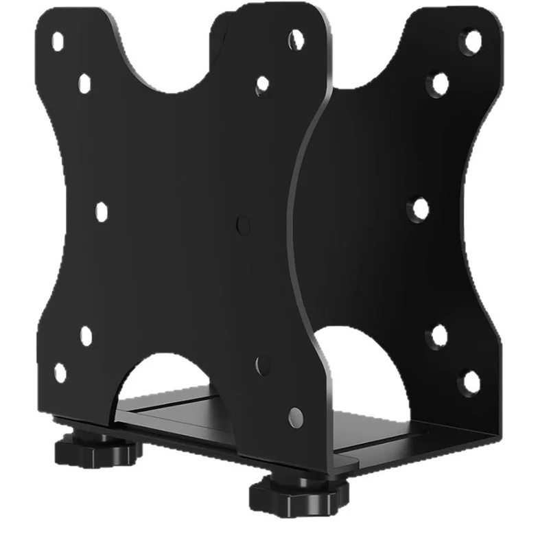 

QWE-Easy Installation Mini PC Mount Wall Mount Under Desk Mount Computer Holder Space Saving Computer Holder