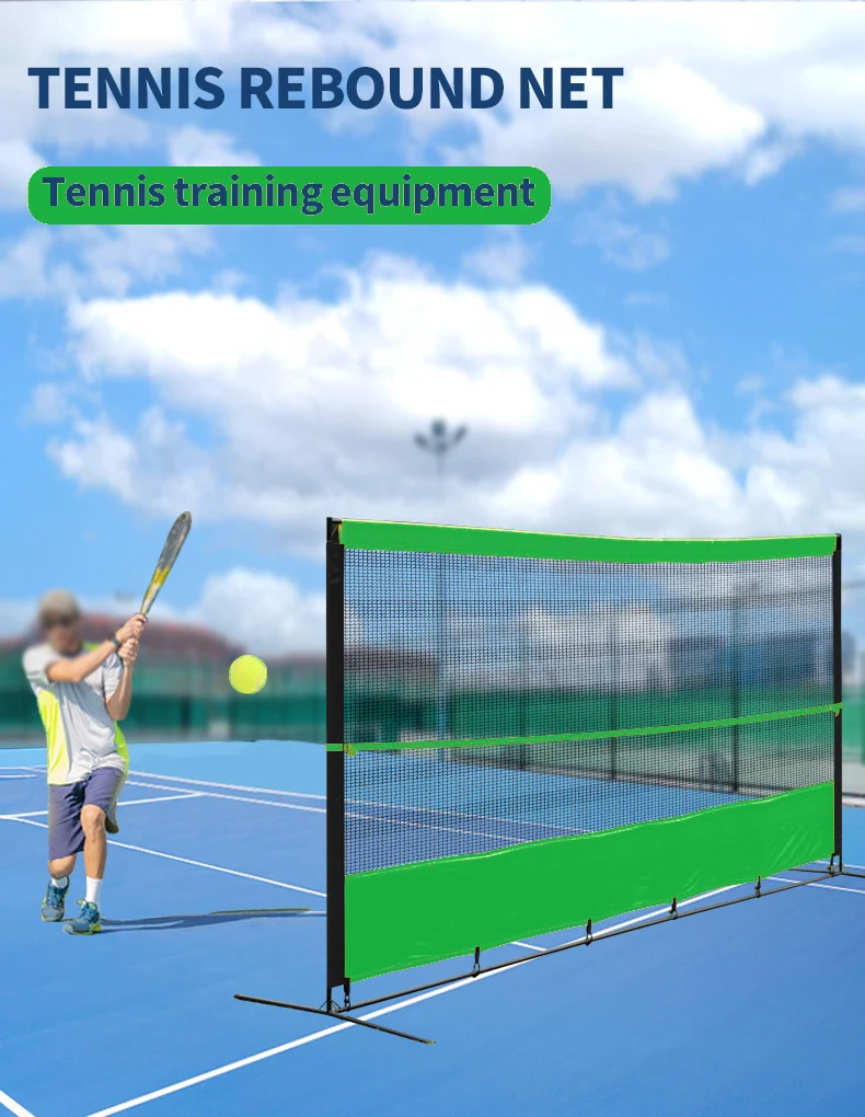 

Custom Mini Tennis Rebound Net Portable Indoor Outdoor Solo Practice Training Tool