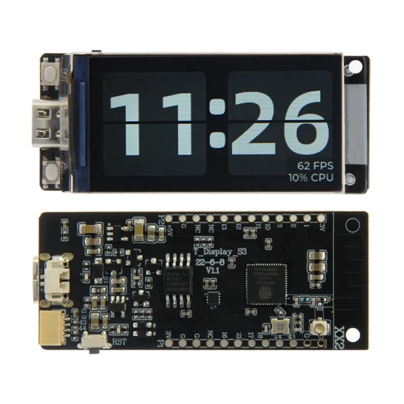 ESP32-S3R8 T-Display-S3 Development Board 1.9 Inch LCD Display WIFI 170X320 Wireless Module