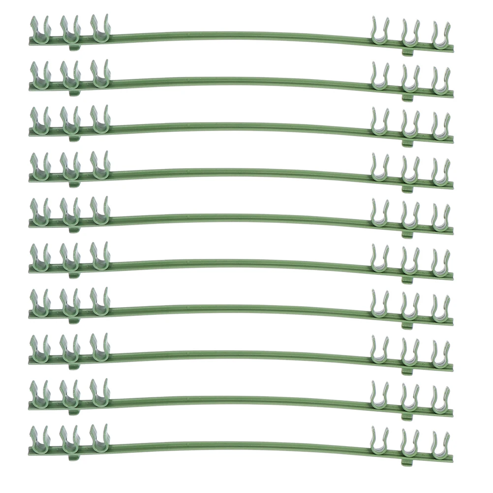 

Plastic Cross Arm Buckle for Climbing Plants Tomato Cage Connector 8mm Trellis Support Reusable Lightweight