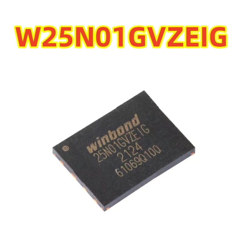 Original Genuine SMD W25N01GVZEIG WSON-8 3V 1Gb Serial NAND Flash Memory Chip 100% brand new chip