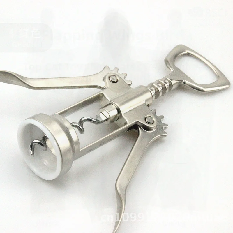 

Red Wine Bottle Opener And Beer Key Multi-functional Stainless Steel Portable Household Dual-Purpose Zinc Alloy Dark Gray