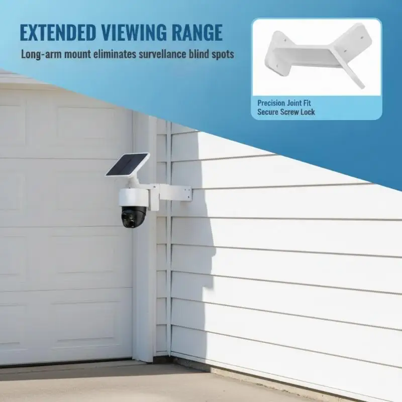 Outdoor Corner Wall Mount Camera Bracket, Surveillance Camera Installation Holder, Corner Mounting Stand For Installation