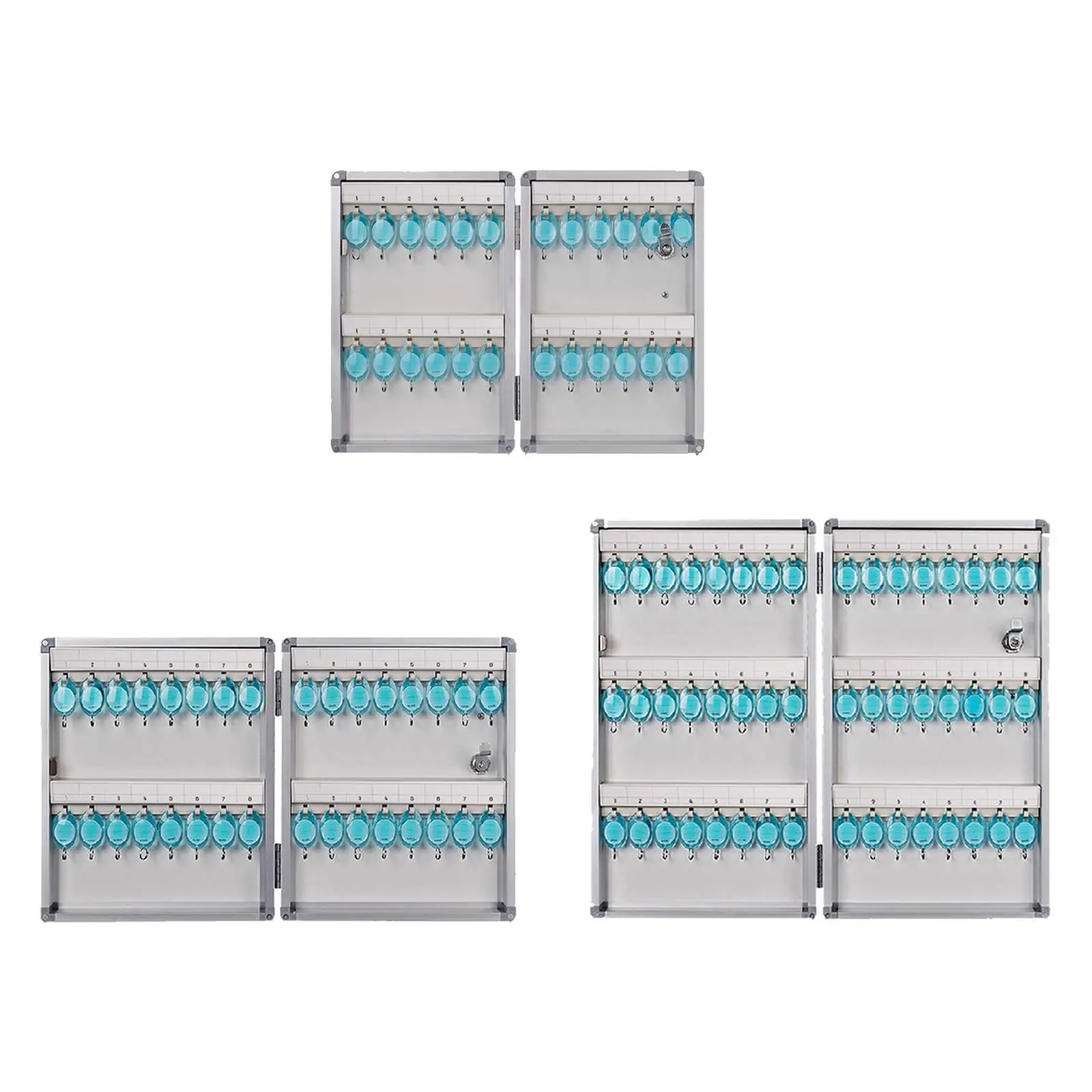 Aluminum Alloy Key Cabinet Key Container for Business School Company Office