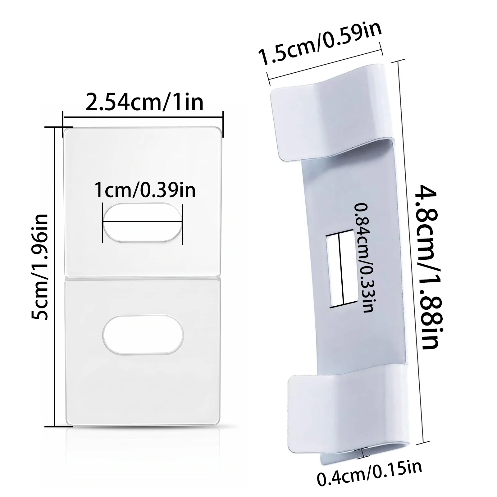 Window Vertical Blinds Repair Kit White Metal Vane Savers & Clear Plastic Patch Fix Broken Replacement Slats Easy Install