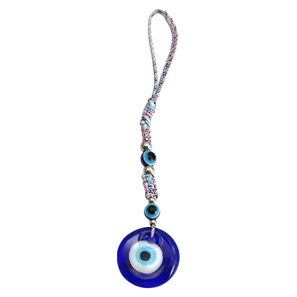 Key Pendant Turkish Style Keychain Carry on Bag for Men Hanging Decor Chains Keys Ornament Evil Eye Keyring Bags