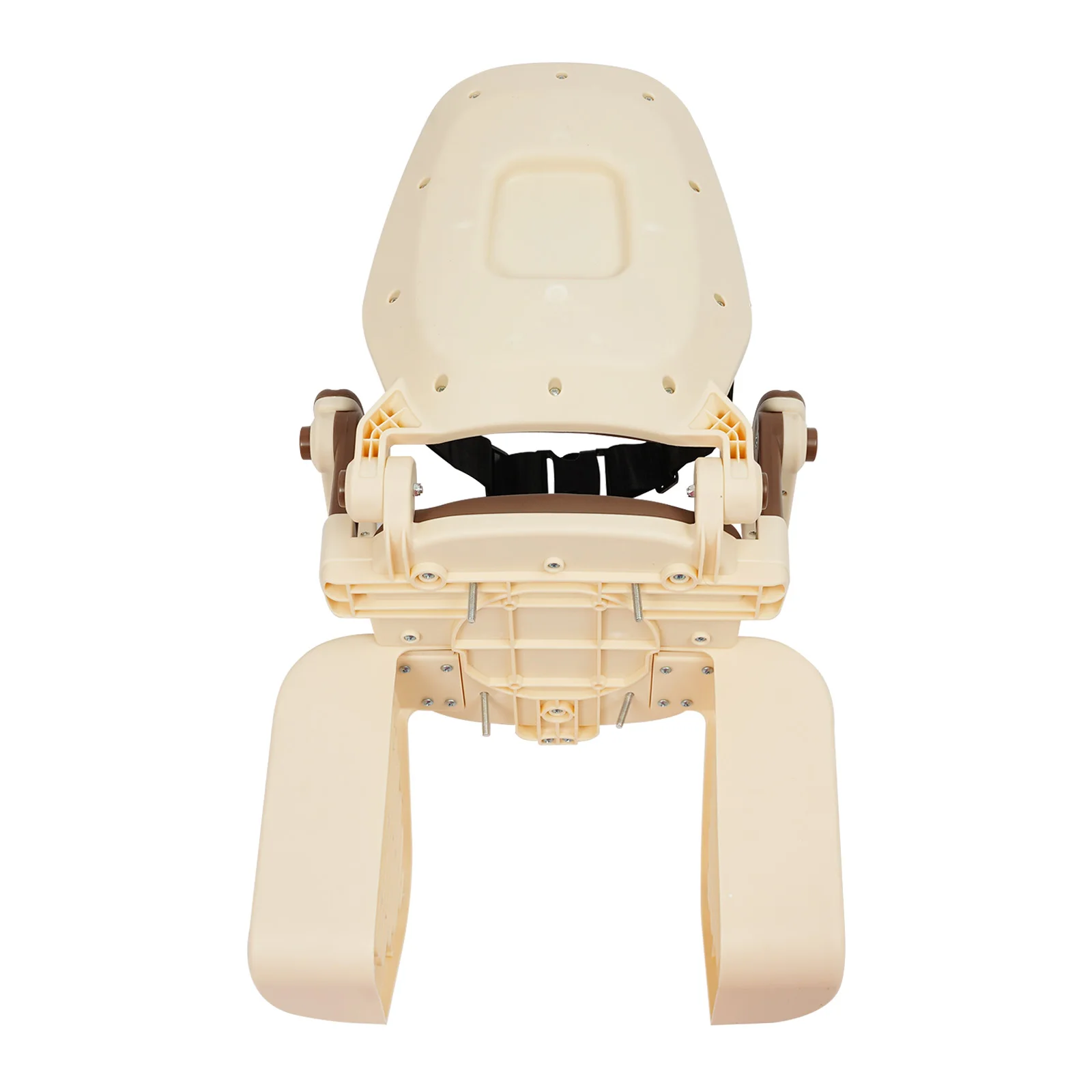 Tylny fotelik rowerowy dla dziecka od 8 miesięcy do 8 lat, odłączany nosidełko rowerowe dla dzieci do rowerów dla dorosłych z poduszką, poręczą i pedałami