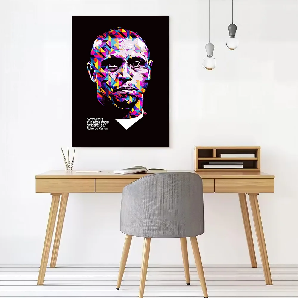 ROBERTO CARLOS QUOTE Canvas Poster Customizable Printed Canvas Painting Wall Art for Fans Room Decorations Interior Accessories