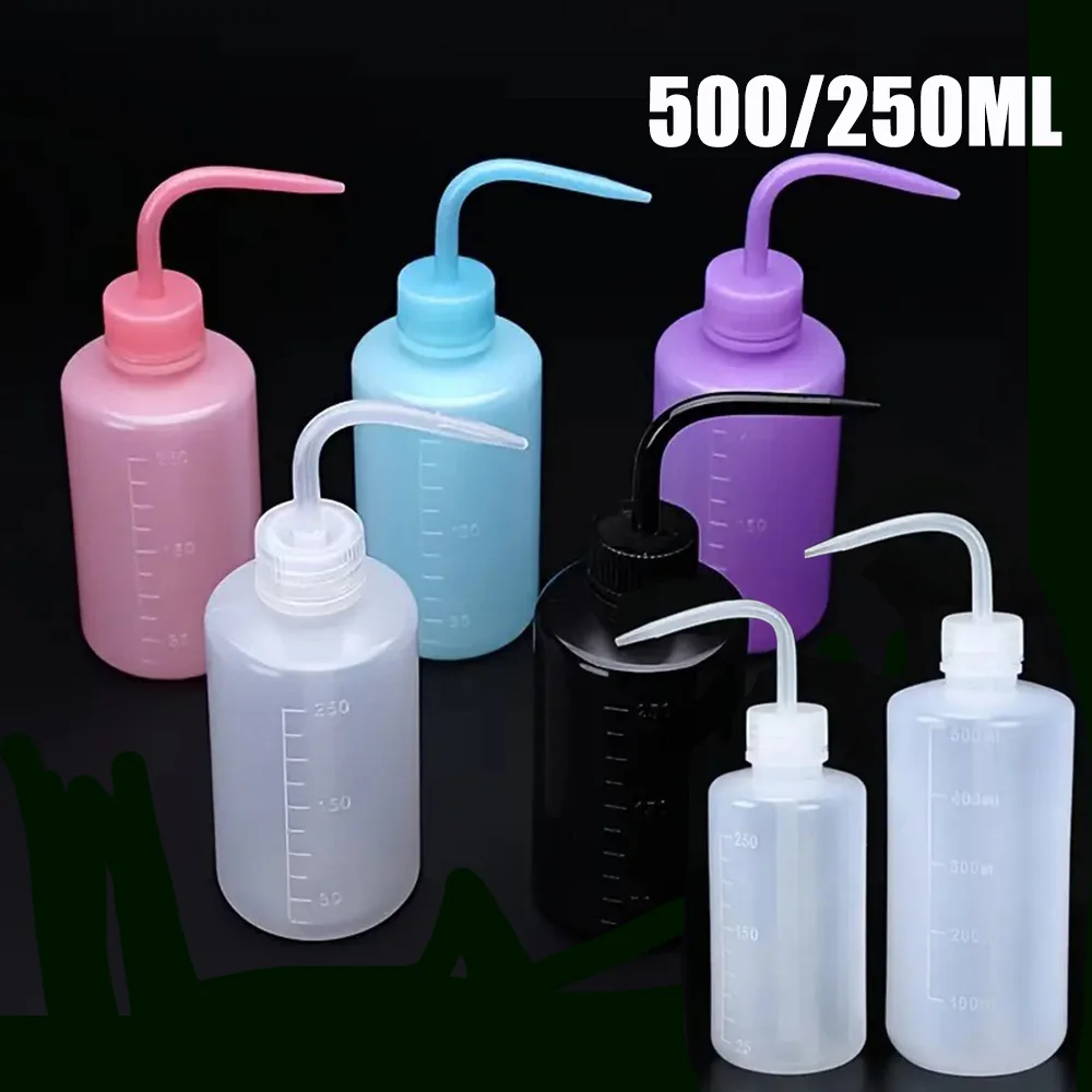 

500/250 мл бутылочка для мытья татуировок, пластиковый дозатор для татуировок, контейнеры для татуировок, бутылки для сквирта, аксессуары для чистки татуировок