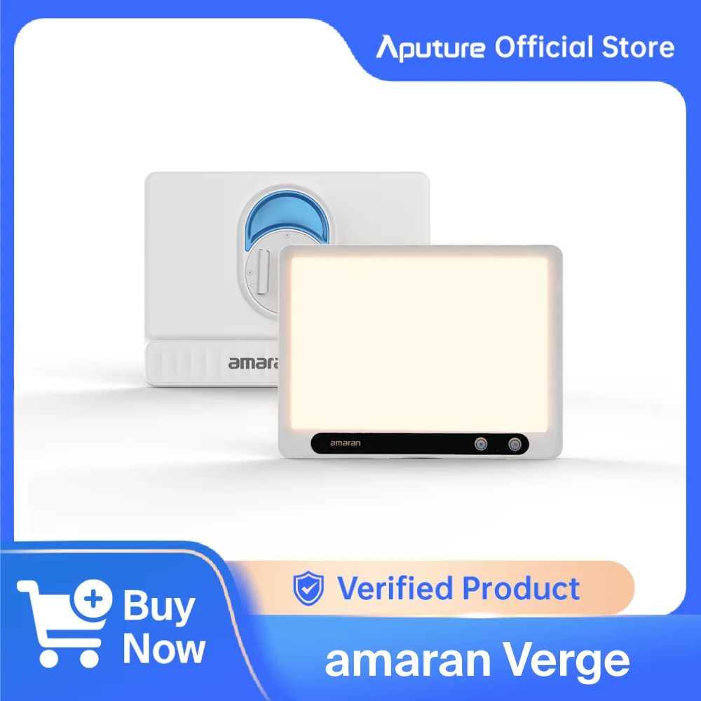 Amaran Verge Двухцветная прямоугольная панель с подсветкой по краям 2700K-6500K для прямых трансляций Vlogger Social Media Influencers от Aputure