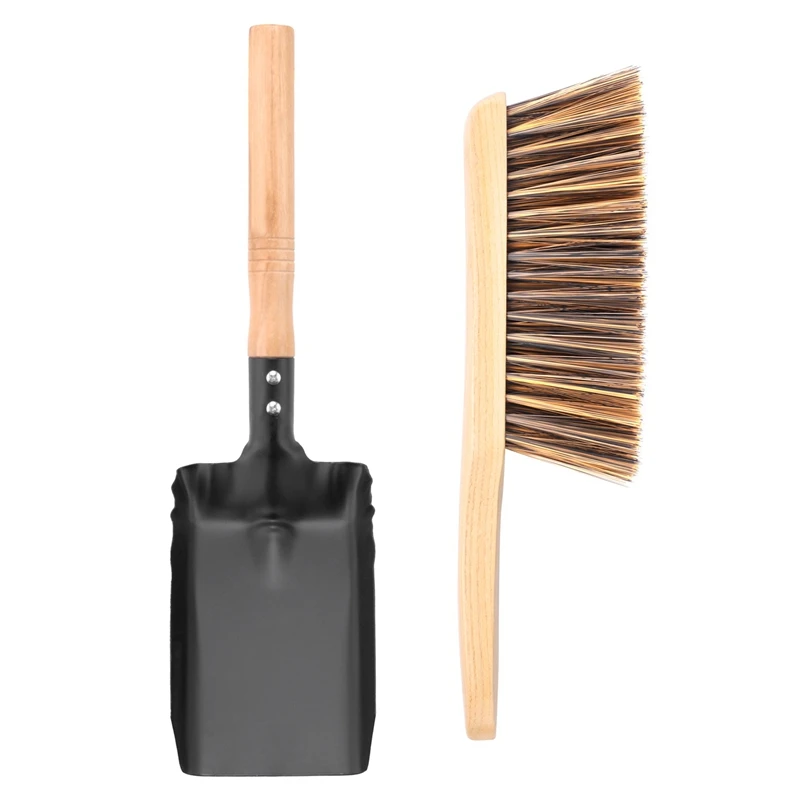 

Coal Shovel And Hearth Brush Set, Fireplace Shovel And Brush, Hearth Tidy Set, Fireplace Tool Set, Fire Pit Tools