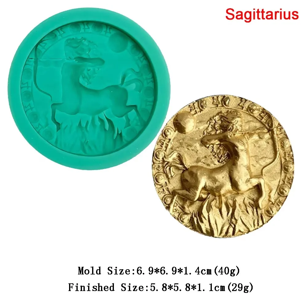 12 Constellations Baking Mold for DIY Crafts
