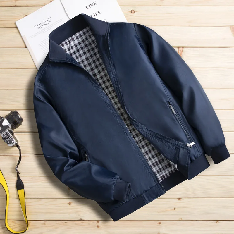 

Молодежный бейсбольный джет на подкладке Fce Flight Jaet, новое зимнее мужское хлопковое пальто, верхняя одежда, облегающий воротник-стойка, смешанное волокно