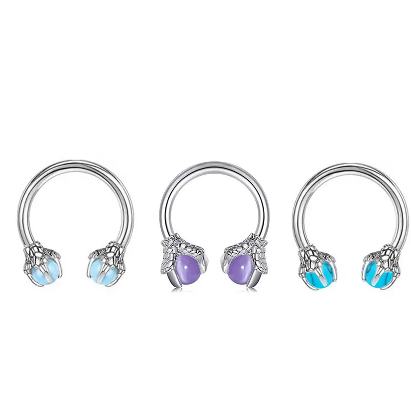 Fashionable And Sexy Nose Rings Dragon Claws Navel Rings Lip Rings Earrings Body Piercing Jewelry Accessories