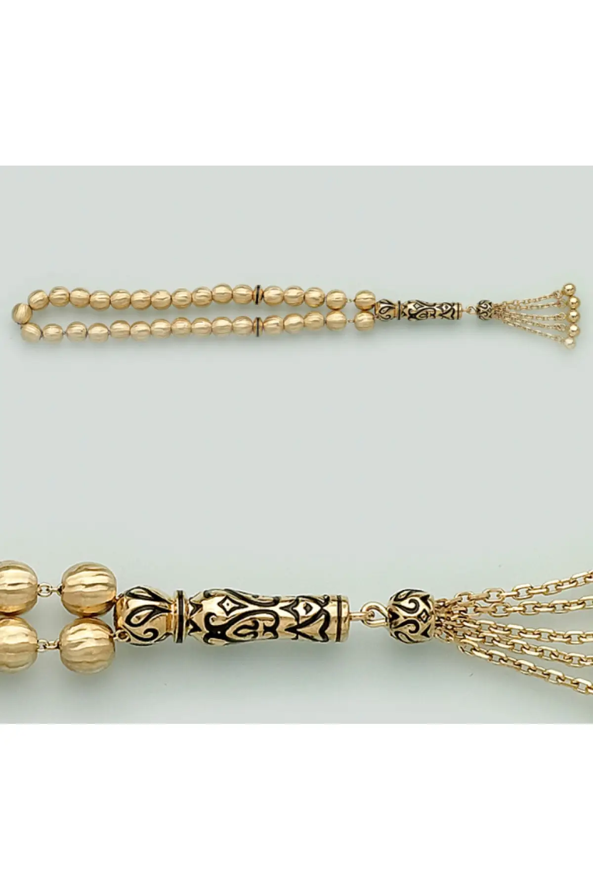 Reales Gold Rosenkranz