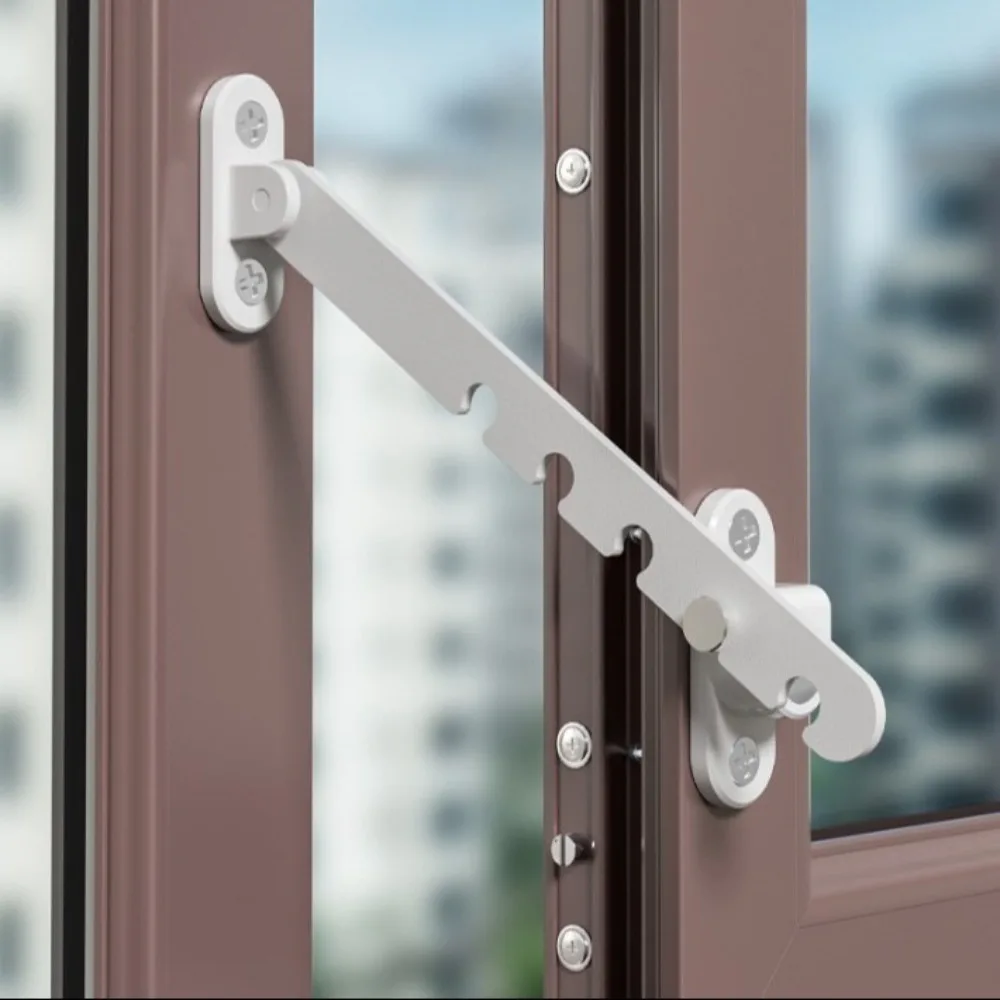 Child Safety Lock Stopper Falling Prevention Lock Limiter Care for Baby Child Protection Window Restrictor Adjustable Windowlock