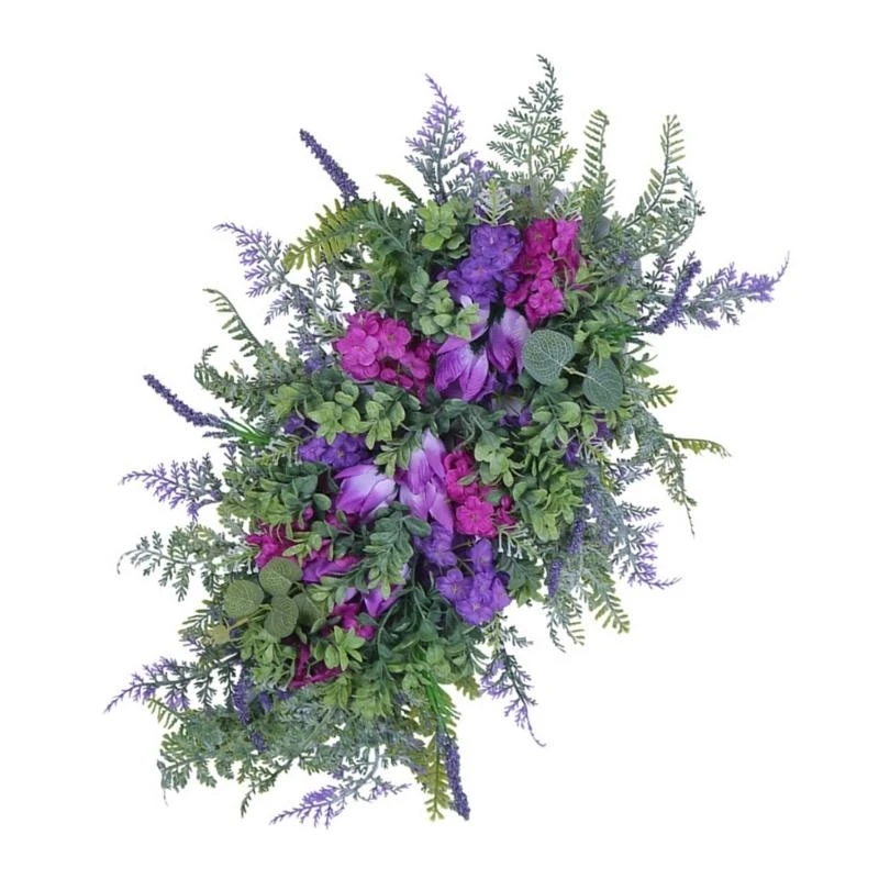 

Artificial Tulips Garlands for Front Door Hangings Wreath Pendant Decorations 15UB