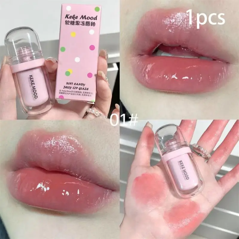 Lipglosskwaliteit Gemakkelijk te kleuren Hydraterende non-stick cup Blijvende kleur Hydraterende lippenbalsem Onweerstaanbare gladde lipkleur