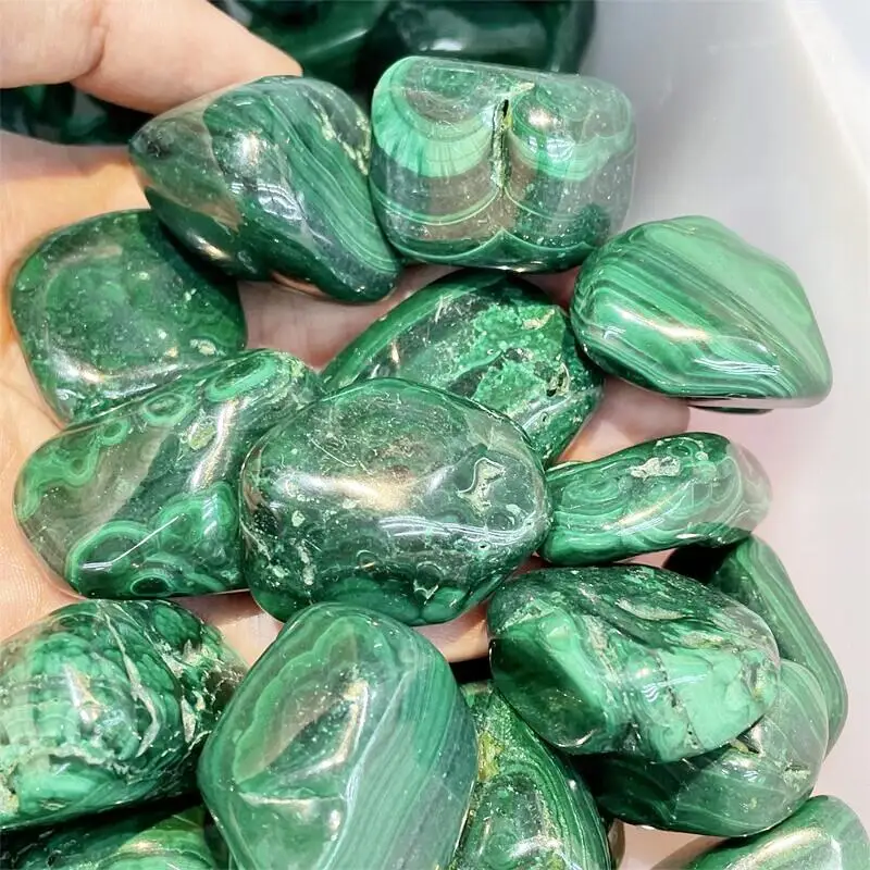 

500g High-Quality Natural Malachite Tumbled Stones Crystal Reiki Healing Gemstone Mineral Home Room Decoration