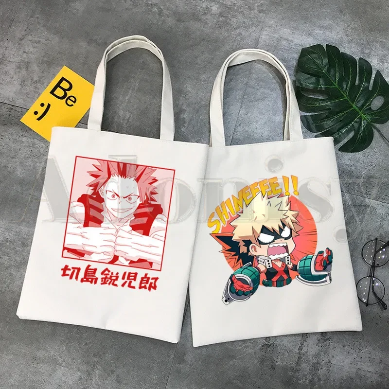 My Hero Academia Boku No Hero Academia Anime Graphic Hipster Cartoon Print Shopping Bags Girls Fashion Casual Pacakge Hand Bag