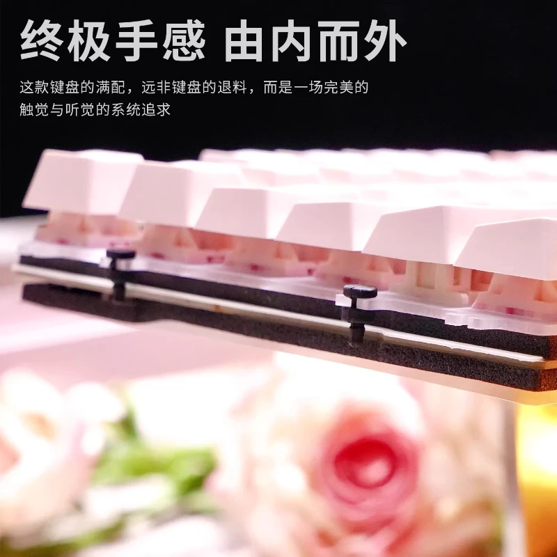 FEKER G108 Aluminum CNC Machinery Keyboard Custom Tri-mode Wireless Bluetooth 2.4G 108keys Hot-swap RGB Gasket Gamers Office - view 6