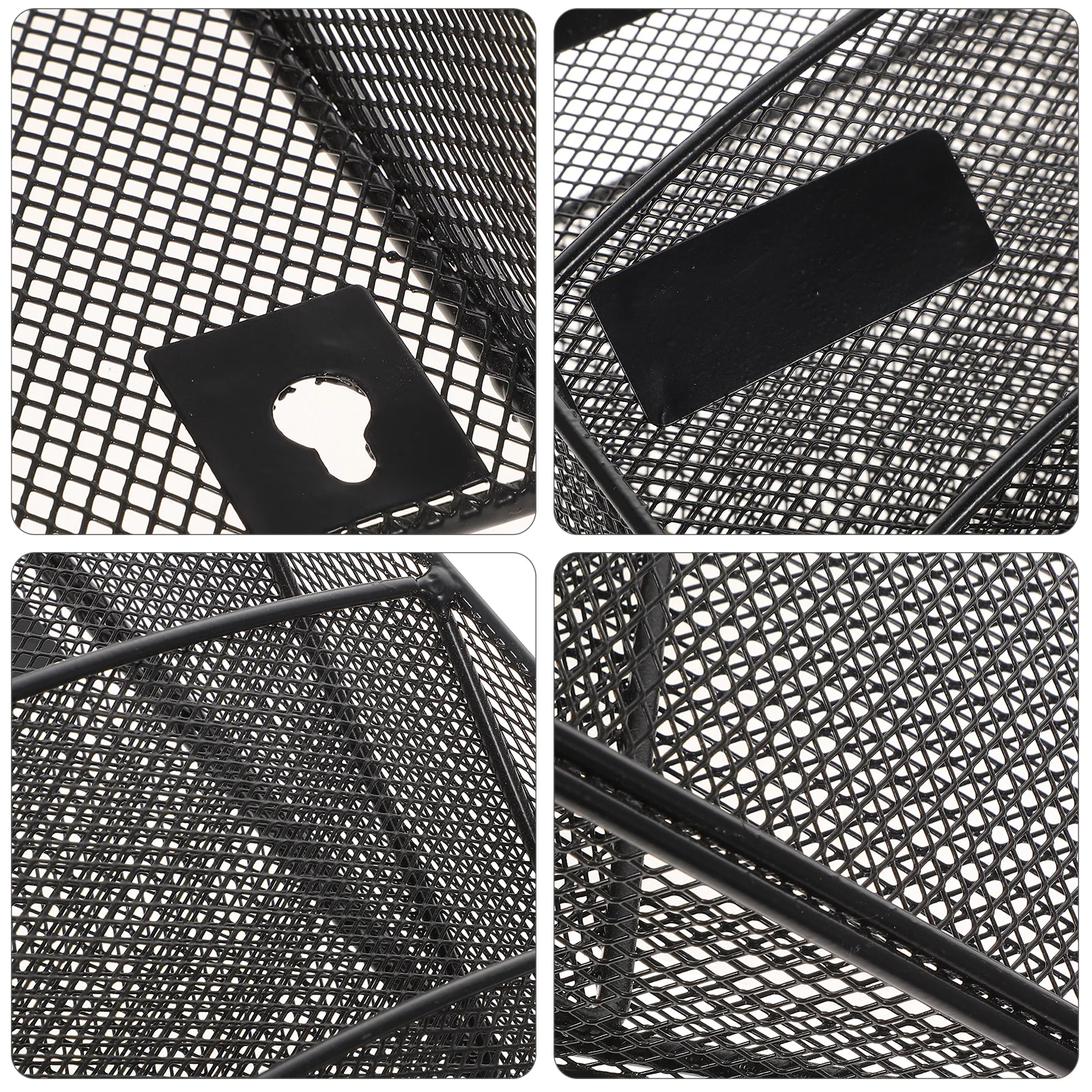 

Wall Magazine Rack Wire Baskets Storage ganizer Black Bathroom Vertical File Holder Office Hanging Pocket
