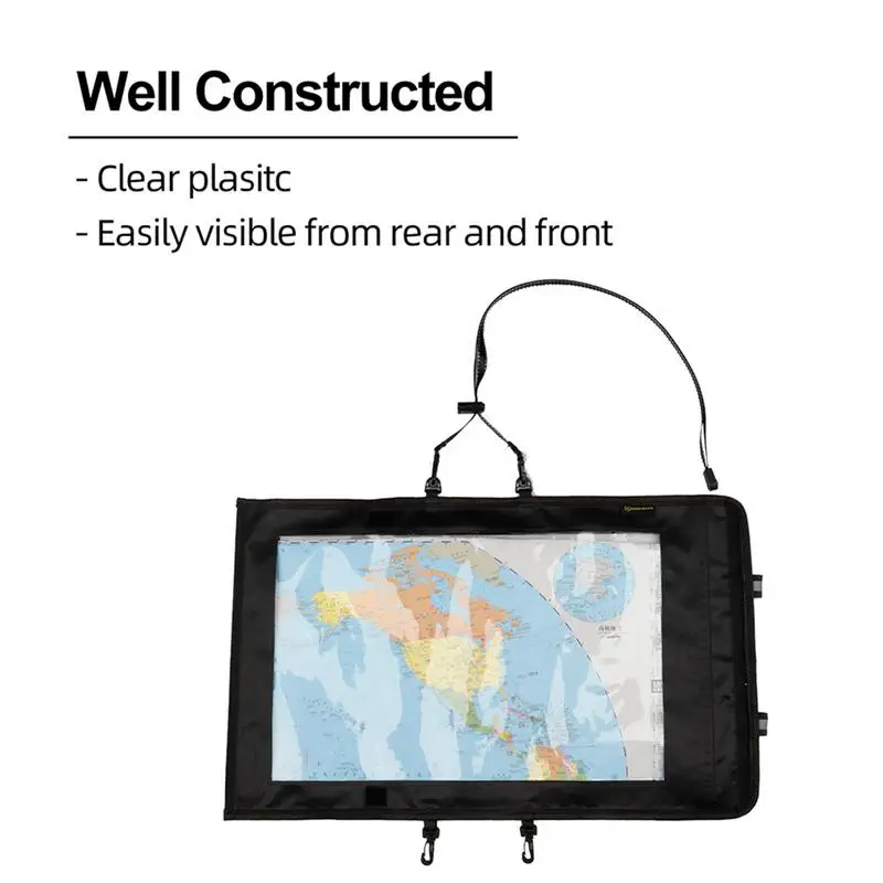 Waterproof Map Storage Case PVC Foldable Transparent Document Dry Bag Holder Storage Bag Cover For Outdoor Camping Hiking Travel