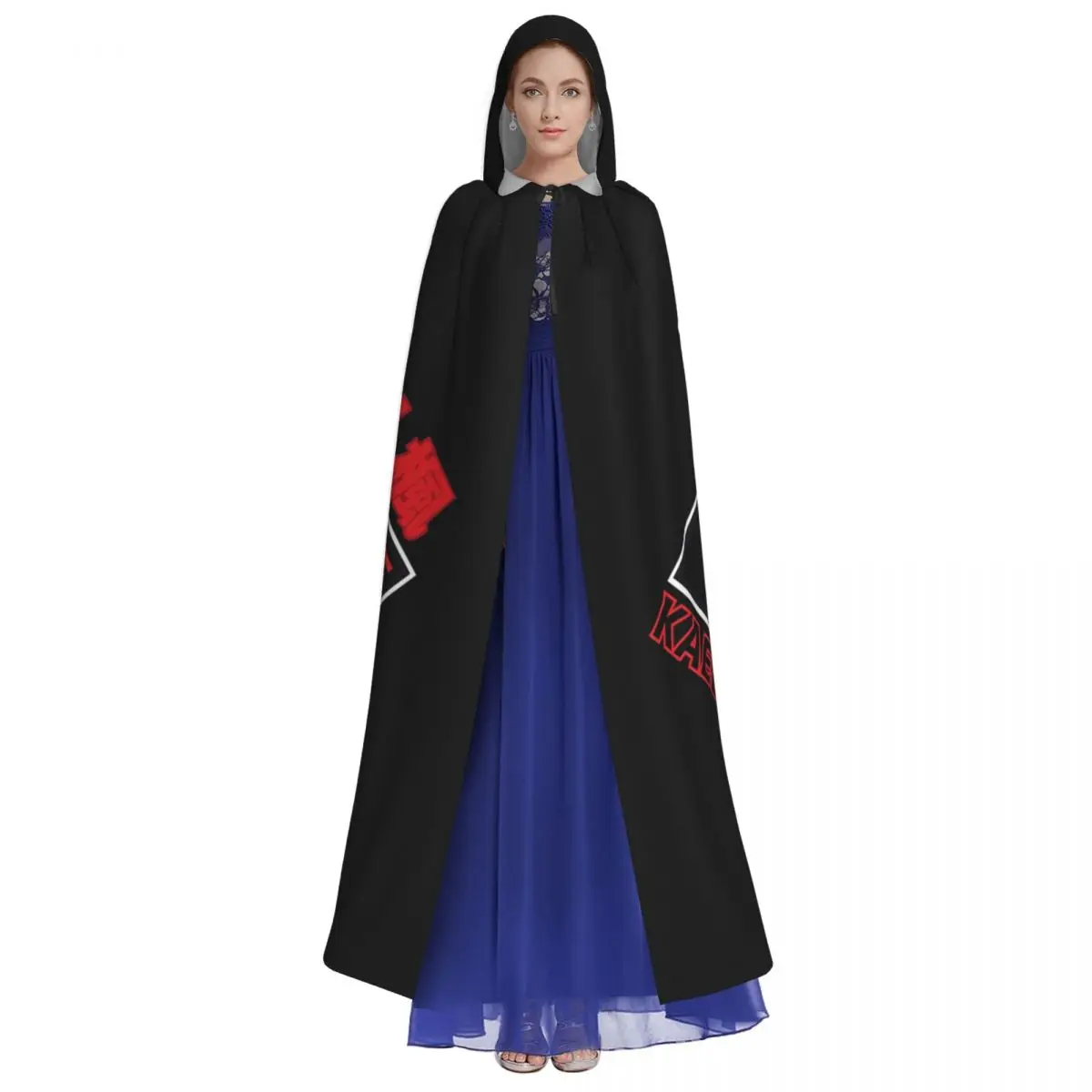 Shohoku Ace Kaede Rukawa Slam Dunk Long Hooded Cloak Witch Medieval Costume Cosplay Cape HalloweenCoat Adult Unisex - view 3