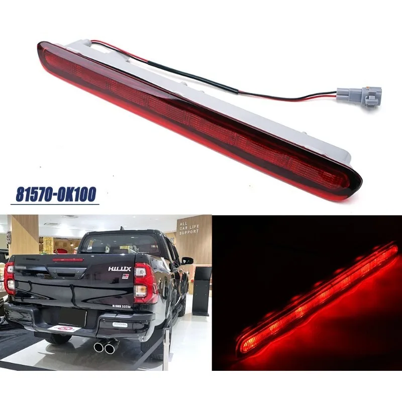 

For New High Mounted Brake Lights Rear Fog Lights and Brake Warning Lights New Suitable for s 15-17