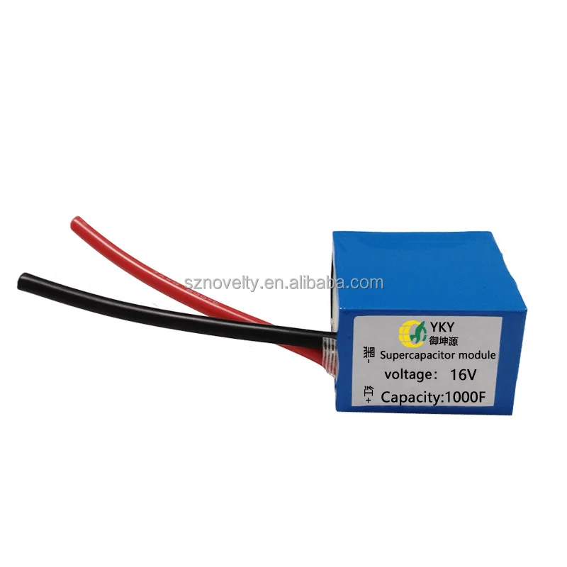 16V1000F super capacitor battery electrical Motor starter power module 12V 16V capacitor farad for motor starter power station