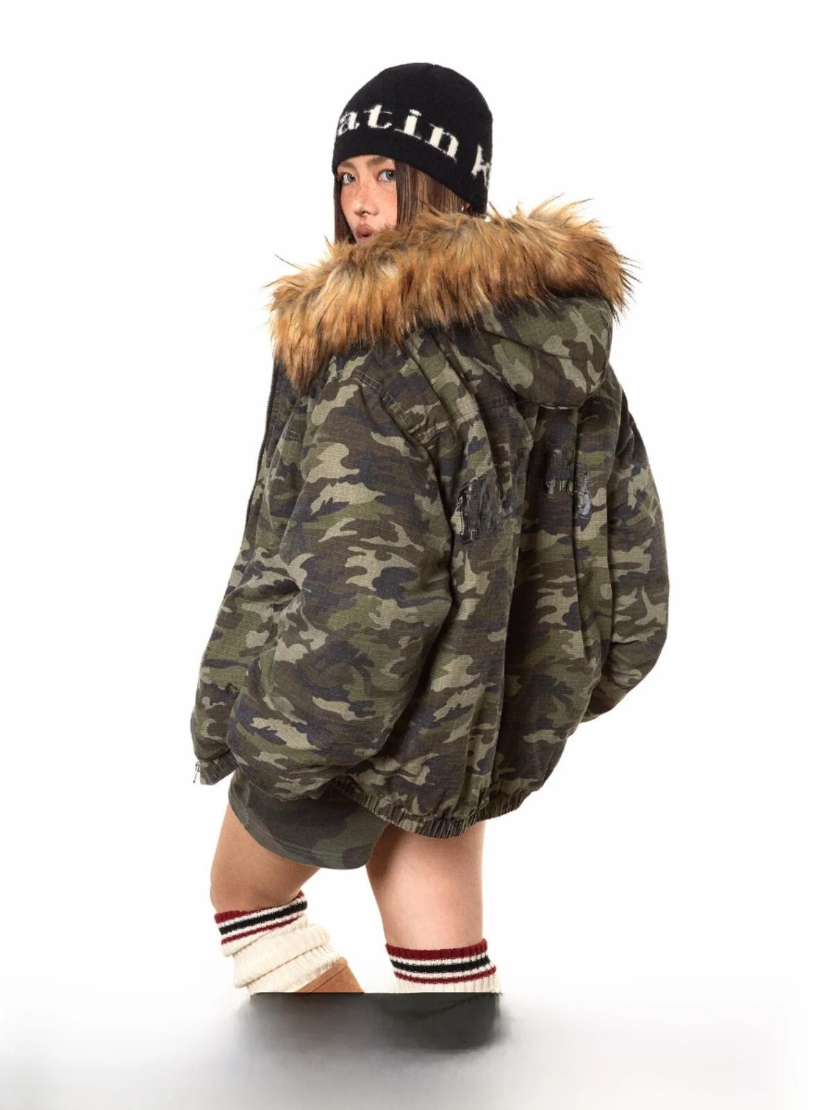 

Американская ретро-куртка с капюшоном, утепленная, камуфляжная, хлопковая, зимняя, премиум-класса, верхняя одежда Blabb