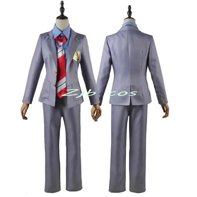 Миядзоно Каори Косплей Аниме Your Lie In April Аниме Косплей Костюм Arima Kousei Школьная форма Костюм Юбка Хэллоуин Женщины Мужчины