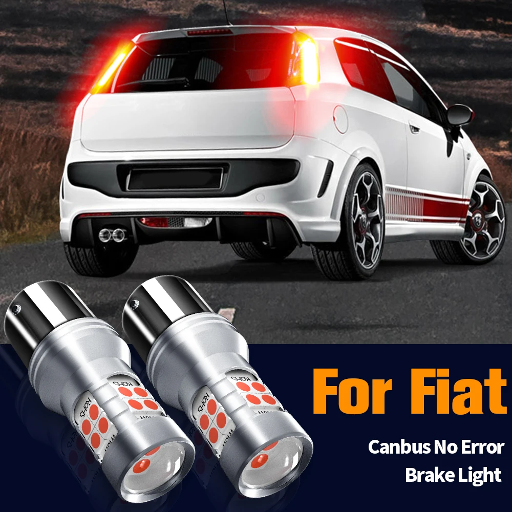 

2pcs LED Brake Light Blub Lamp Canbus P21/5W 1157 BAY15D For Fiat 500L Bravo Croma Ducato Grande Punto Idea Panda Punto Sedici