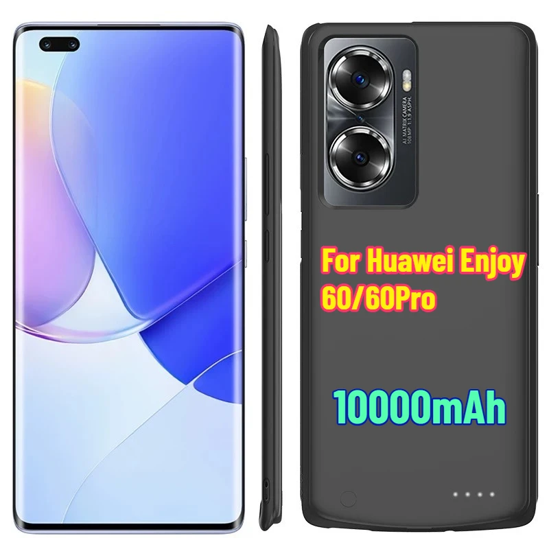 

For Huawei Enjoy 60/60Pro Back Clip Power Bank Portable Battery Phone Case Large Capacity Mobile Power Cover