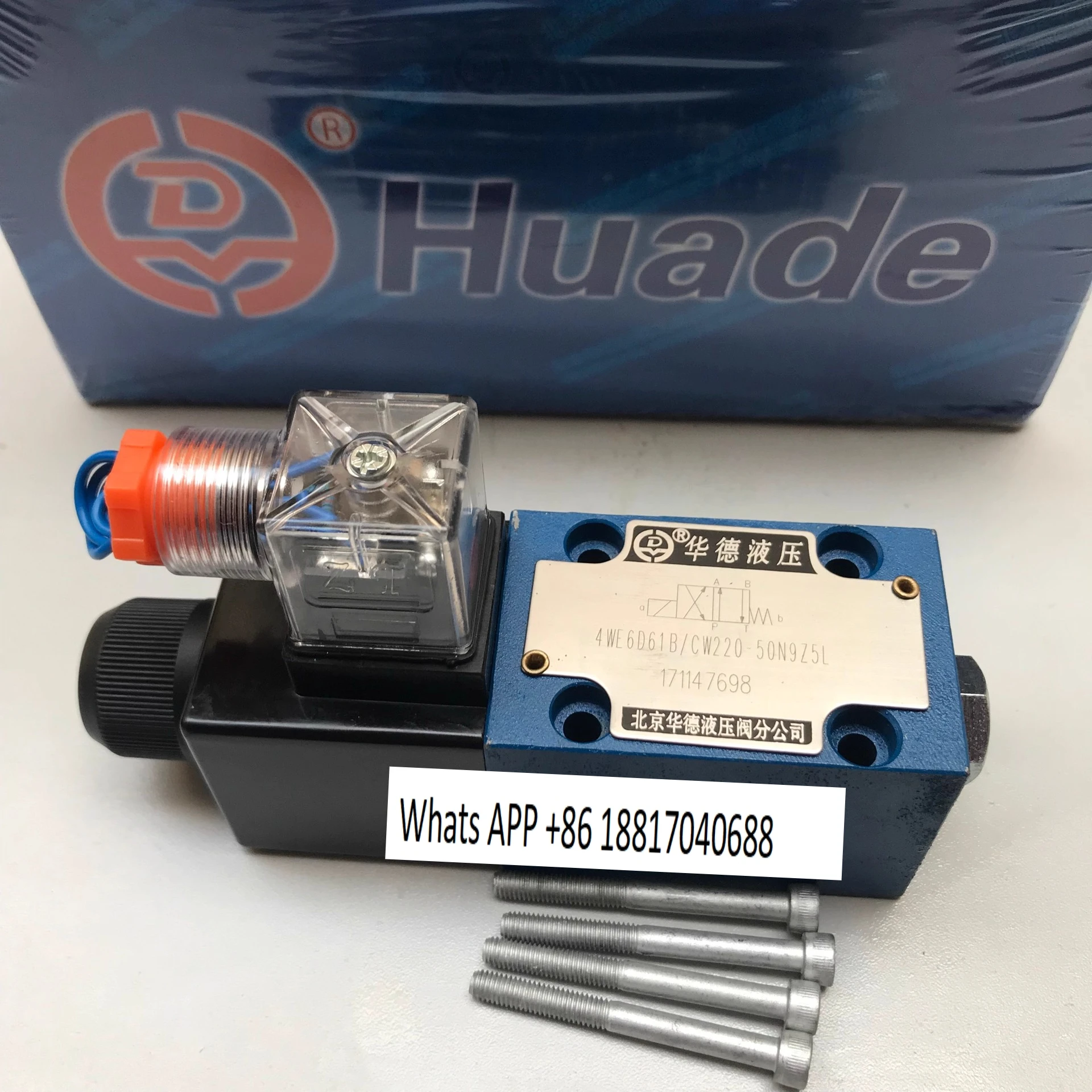 

1PC Huade solenoid valve 4WE6UA61B/CW220-50N9Z5L 4WE6UA61B/CG24N9Z5L