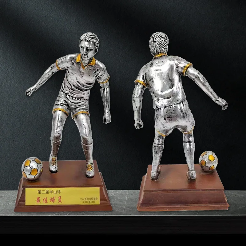 

Match Awards Retro Style Striker Golden Boot Award Best Player and Top scorer trophy