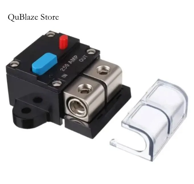Disjoncteur marin étanche 12V- 48V DC 50A à 300A, avec manuel pour système Audio de voiture, fusible de réinitialisation