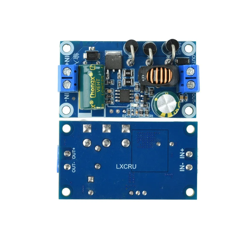 DC-DC Step Down Power Module DC20-140V to 5V 9V 12V 24V 5A Low Ripple High Precision With TVS Short Circuit Overheat Protection