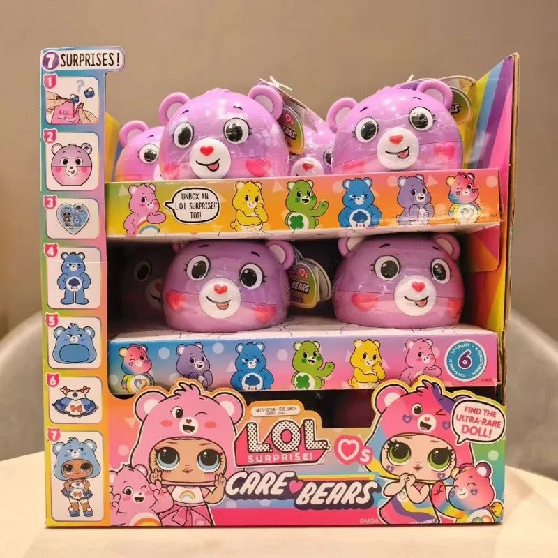 

Оригинальные игрушки MGA L.O.L. Сюрприз! Игровой набор X Care Bears 7 сюрпризов: коллекционные фигурки и украшения в закрытой упаковке