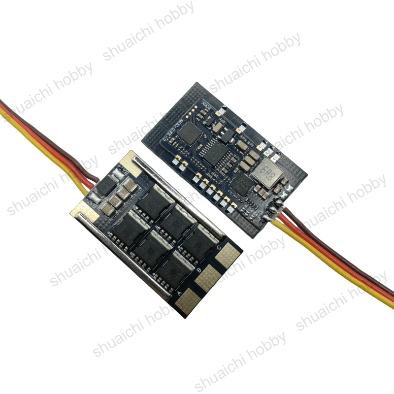 1PCS One-way Brushless Electronic Speed Controller 3-6S 80A AM32 ESC w 5V/4A BEC Module for RC Crawler Car Boat Model DIY Parts