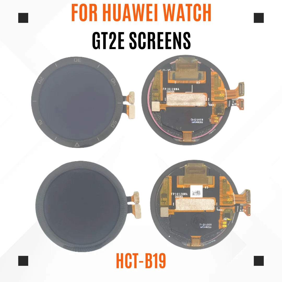 Para huawei relógio gt2e 46mm HCT-B19 display lcd montagem da tela de toque quadro para huawei relógio gt2e 46mm