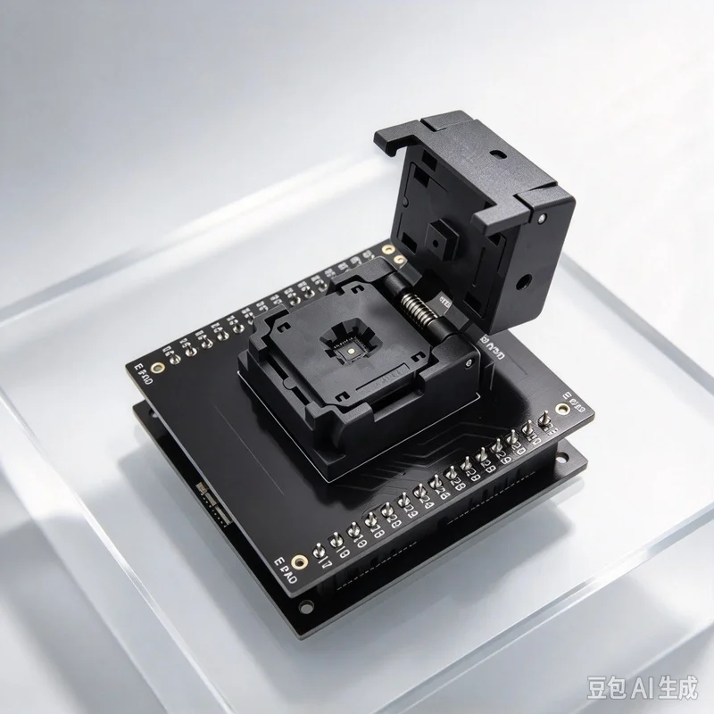 Socket QFN32 MLF32 for IC Programming Test 0.4mm Pitch 4*4mm Flash Adapter