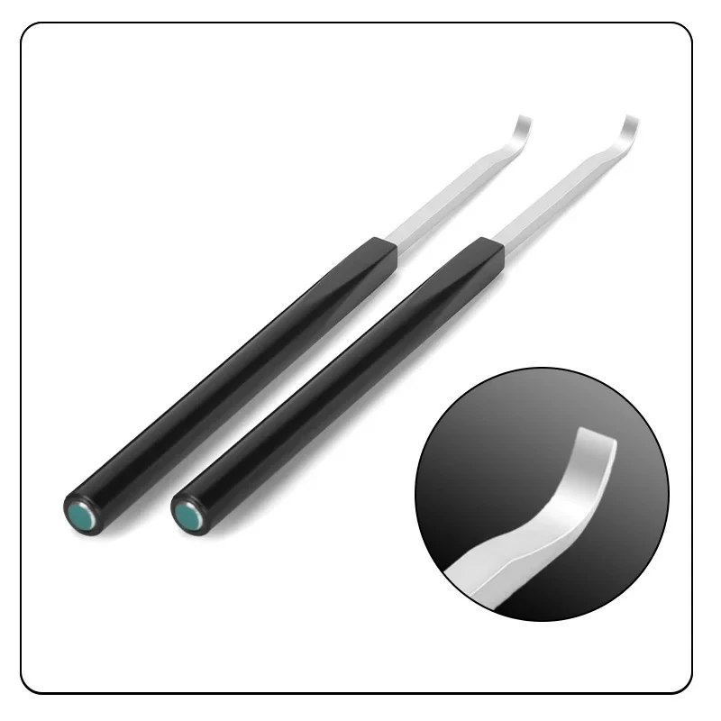 مشاهدة أداة إصلاح إبرة الفولاذ المقاوم للصدأ المنتقى مجرفة متر جهاز مزيل قضيب إزالة