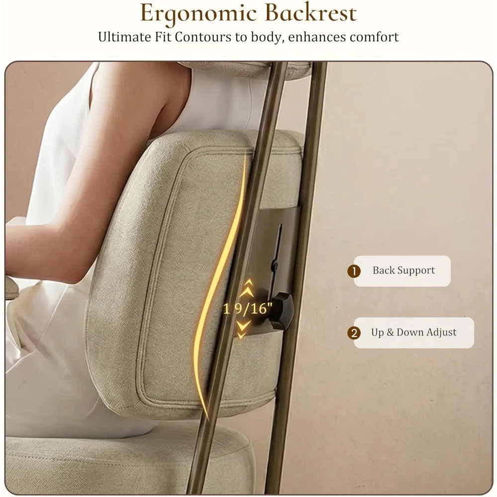Home Office Desk Chairs, Ergonomic Computer Chair with High Back, with Lumbar Support,Spring Cushion Seat